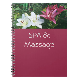 SPA and massage Notebook