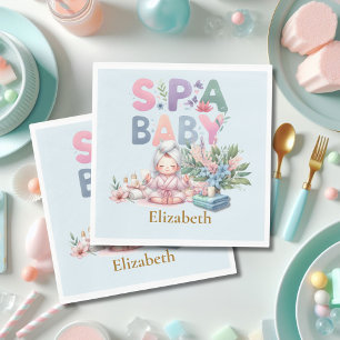 Spa Baby Shower Party Dinner ware Napkin