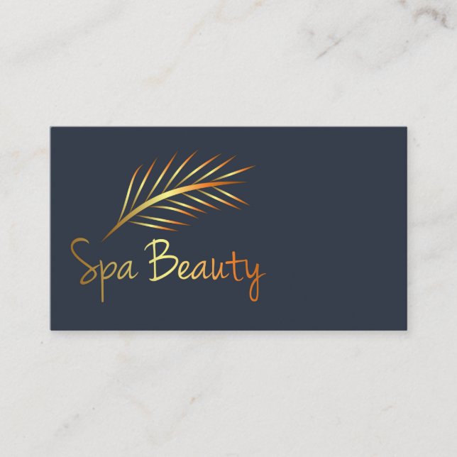 Spa Beauty Business Card (Front)