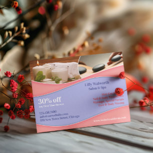 Spa Beauty Massage Postcard