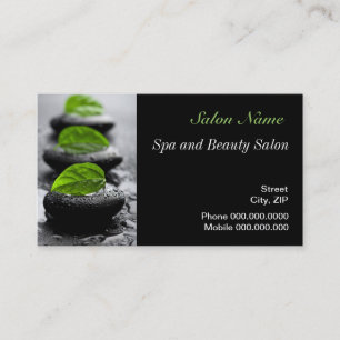 Spa beauty massage wellness Salon Business Card