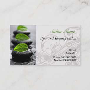 Spa beauty massage wellness Salon Business Card