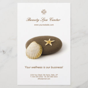Spa Beauty Salon Thalassotherapy Flyer