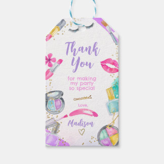 Spa Beauty Salon themed Favor Tags or Gift tags