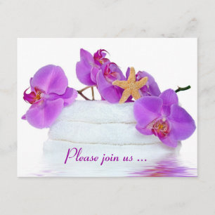 Spa Birthday Party Invitation