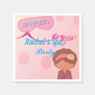 Spa Birthday Paty Napkin