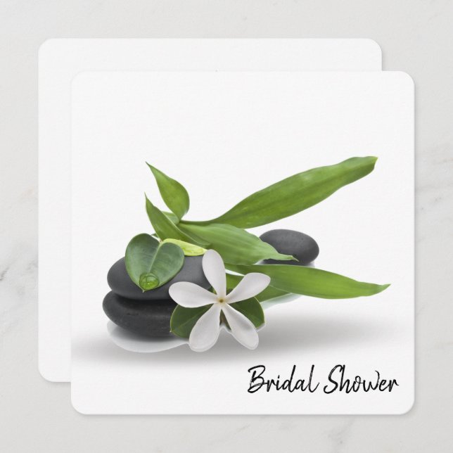 Spa Bridal Shower Invitation (Front/Back)