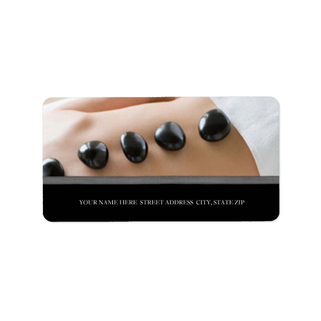 Spa Business Address Labels (Front)