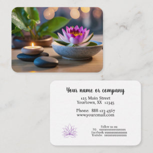 Spa business card