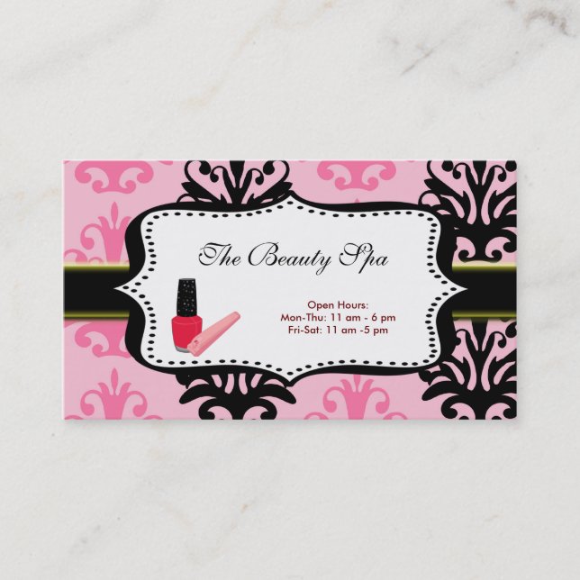 Spa Business Card (Front)