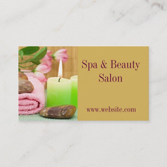 Spa Business Card (Front)