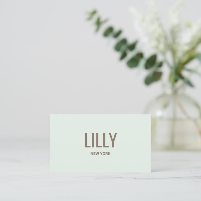 Spa Business Card | Professional (Standing Front)