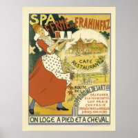 Spa Cafe Vintage French Advertising