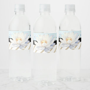 Spa Day Birthday Party Water Bottle Label