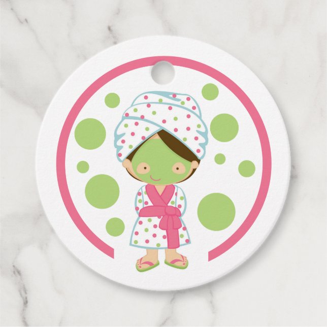 Spa Day Favour Tags (Front)