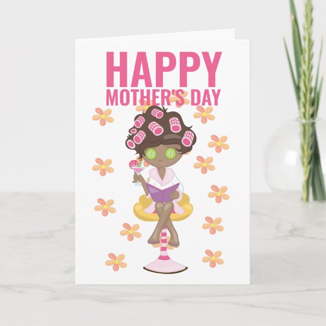Spa Day Happy Mothers Day Card (Front)