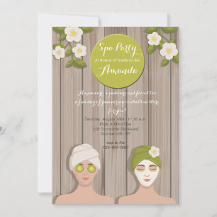 Spa Day Invitation