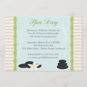Spa Day Invitation