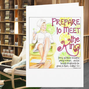 Spa Day Pampering Birthday/ All Occasion Card