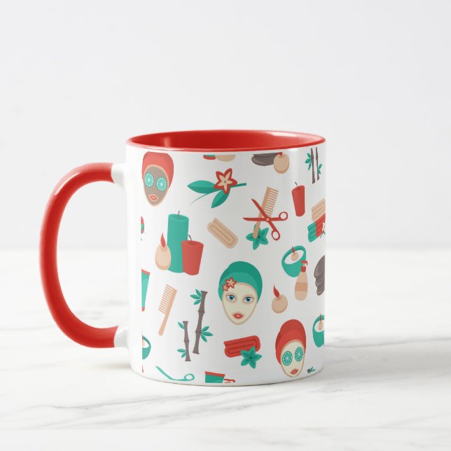 Spa Day Self Love Vibes Mug (Left)