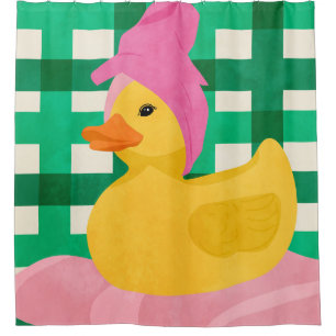 Spa Day Shower Curtain