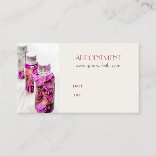 SPA Essential Oil Massage Aromatherapy Appointment (Front)