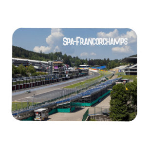 Spa-Francorchamps Race Circuit, Belgium Magnet