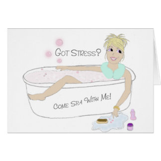 Spa Girl Card
