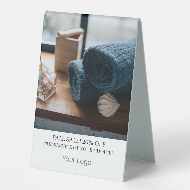 Spa Hair and Makeup Your Logo Sale (Front)