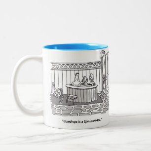 Spa Labrador blue mug