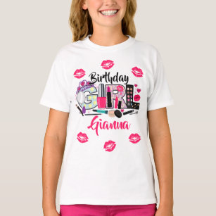 Spa Make up Birthday Girl    T-Shirt