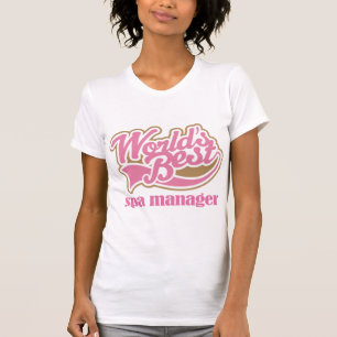 Spa Manager Pink Gift T-Shirt