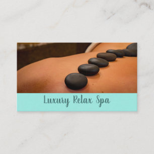 Spa, massage, beauty therapist business card