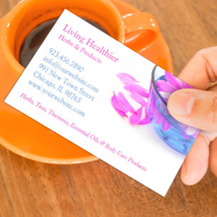 Spa Massage Flowers Business Card