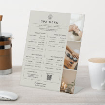 Spa Massage Therapist Services Price List