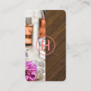 Spa Monogram Business Card
