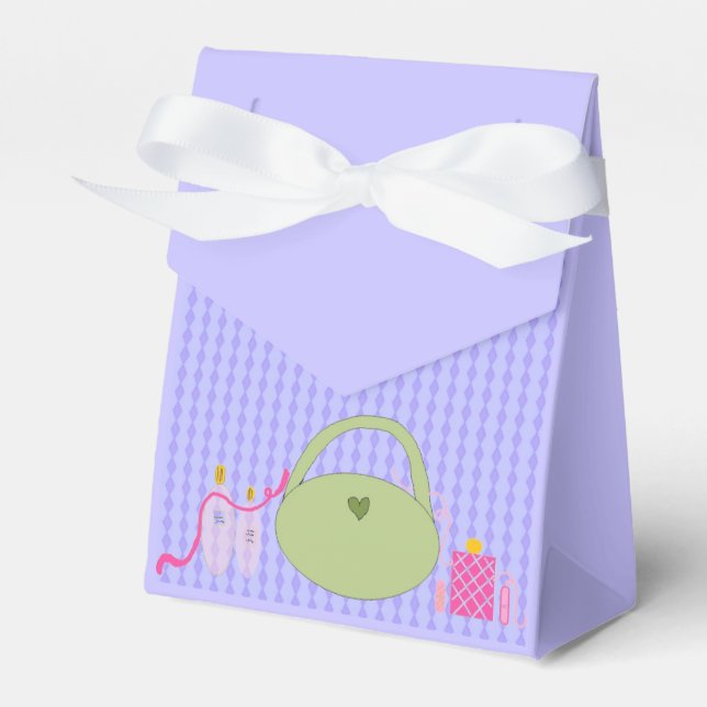 Spa Party Accessories Favour Box (Front Side)