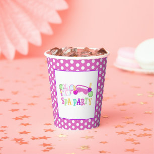 Spa Party Birthday Paper Cup - WH