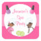 Spa Party Favour Sticker