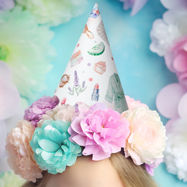 Spa Party Girl Birthday Hat (Creator Uploaded)