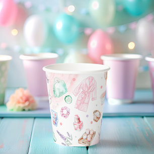 Spa Party Girl Birthday Paper Cups