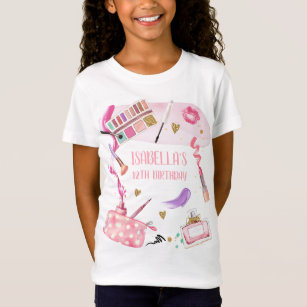 Spa Party Girl Glamour Makeup Birthday Party T-Shirt