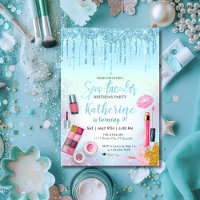 Spa Party Glam Girl Birthday Party Salon Blue