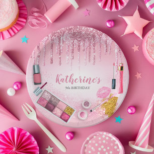 Spa Party Glam Girl Birthday Party Salon Plate