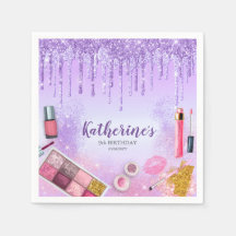 Spa Party Glam Girl Birthday Party Salon Purple