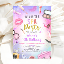 Spa Party Glitz Glam Girl Makeup Birthday