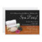 Spa Party Invitations, Salon Scene Black/Colour