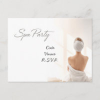 Spa Party Minimal Wellness Design