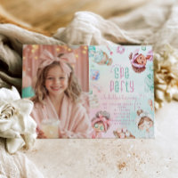 Spa party Pastel Glam Photo Birthday party