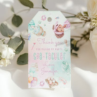 Spa party Pastel Spatacular Birthday Thank you